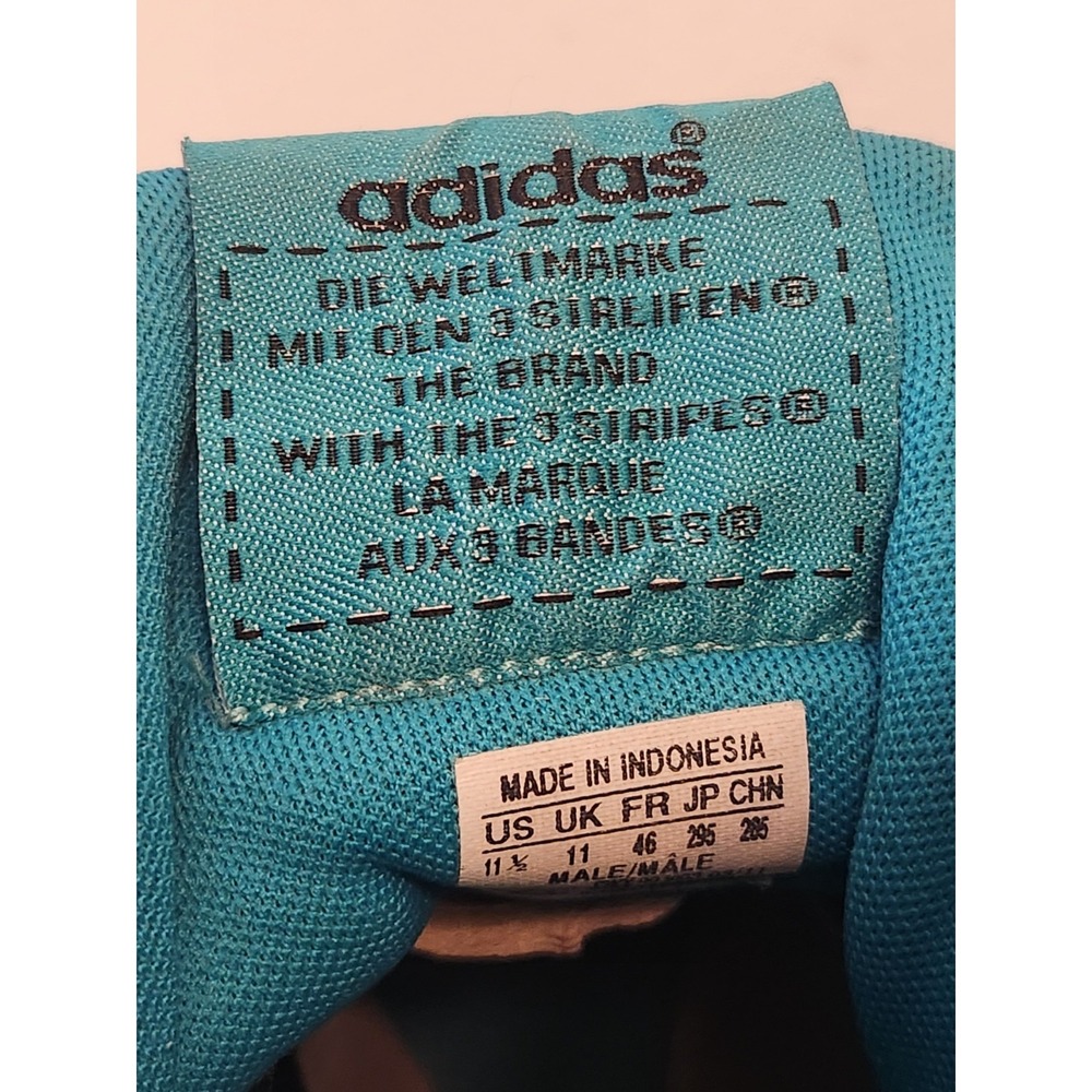 Adidas Originals Instinct Mid Rst Retro Adidas Sneakers Size 11.5 Teal Canvas - Picture 7 of 13